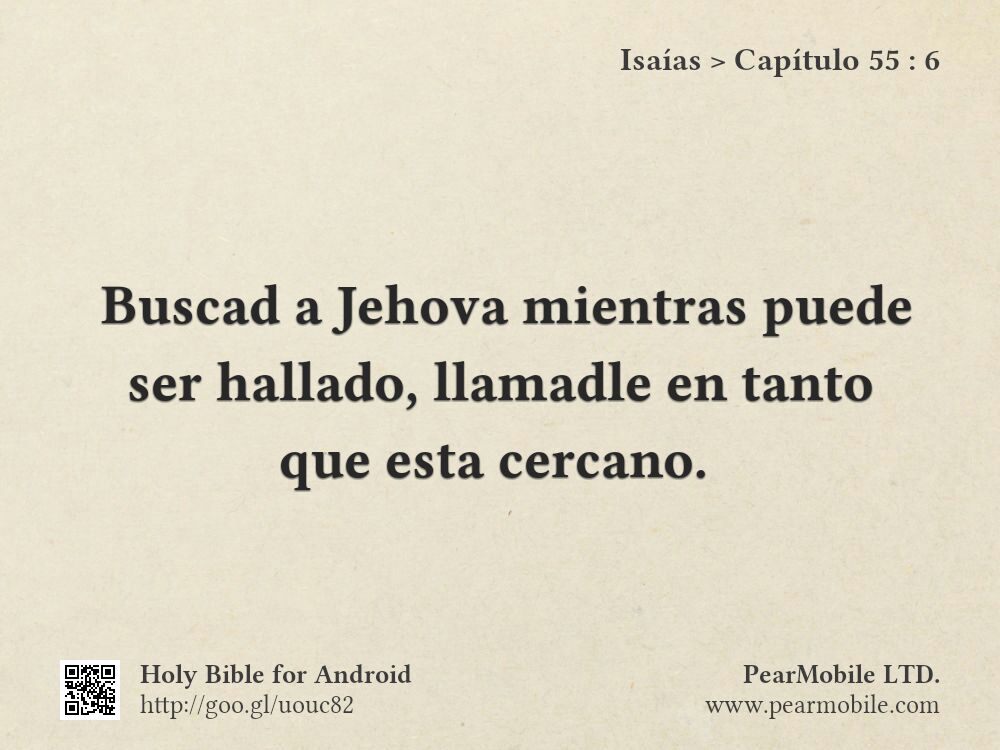 Isaías, Capítulo 55:6